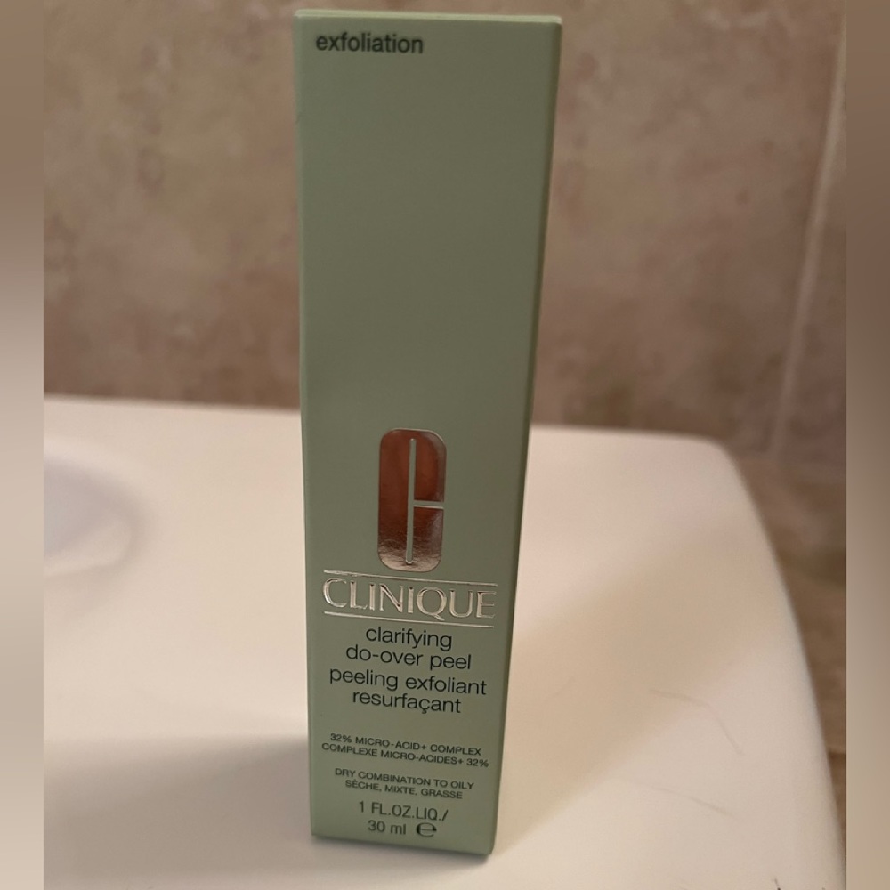 Clinique clarifying, do over peel-